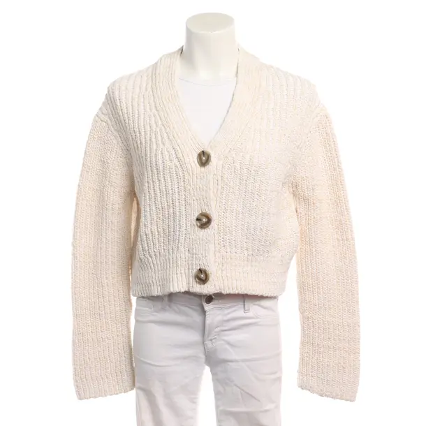 Strickjacke in Weiß, Baumwolle, Marc O'Polo