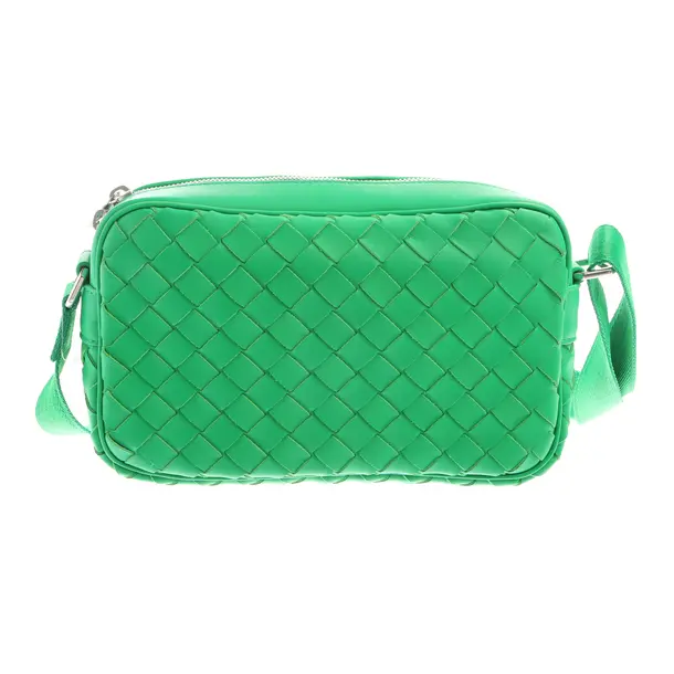 Umhängetasche in Grün, Leder, Bottega Veneta