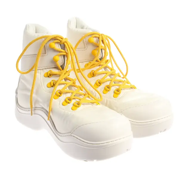 Boots in Weiß, , Bottega Veneta
