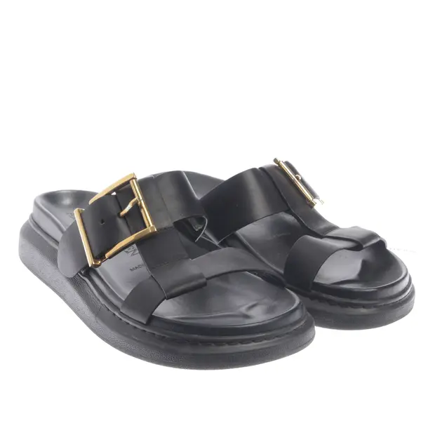 Slides in Black, , Alexander McQueen