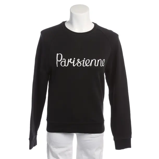 Sweatshirt in Black, Cotton, Maison Kitsuné