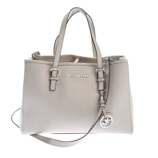 Handtasche in Grau, Leder, Michael Kors