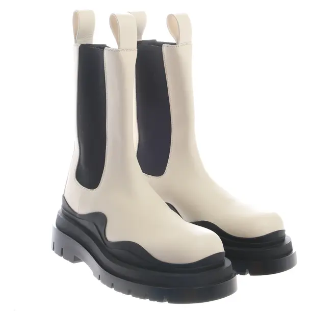 Chelsea Boots in Weiß, , Bottega Veneta
