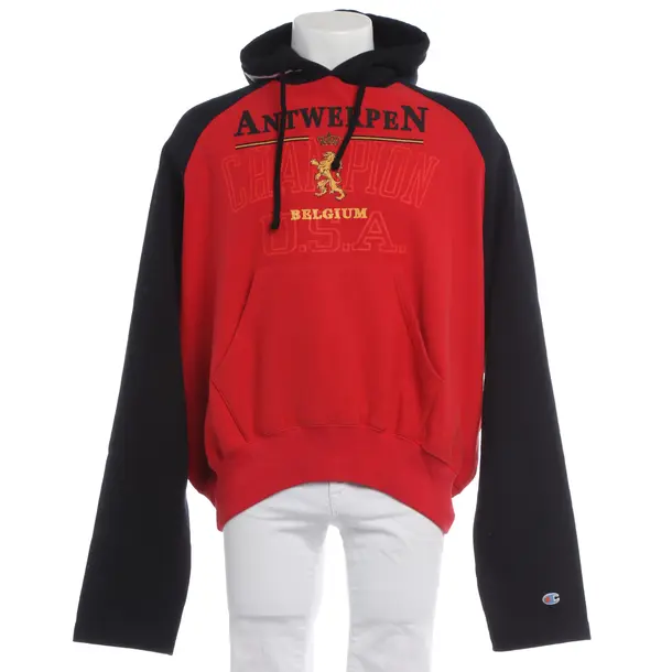 Hoodie in Blau, Baumwolle, Vetements