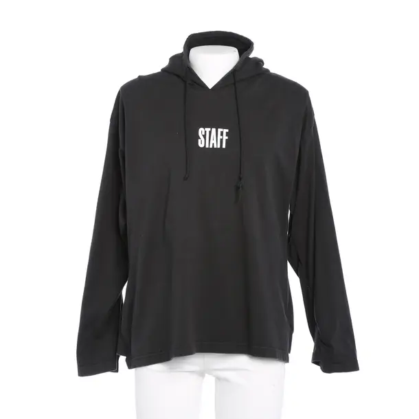 Hoodie in Schwarz, Baumwolle, Vetements