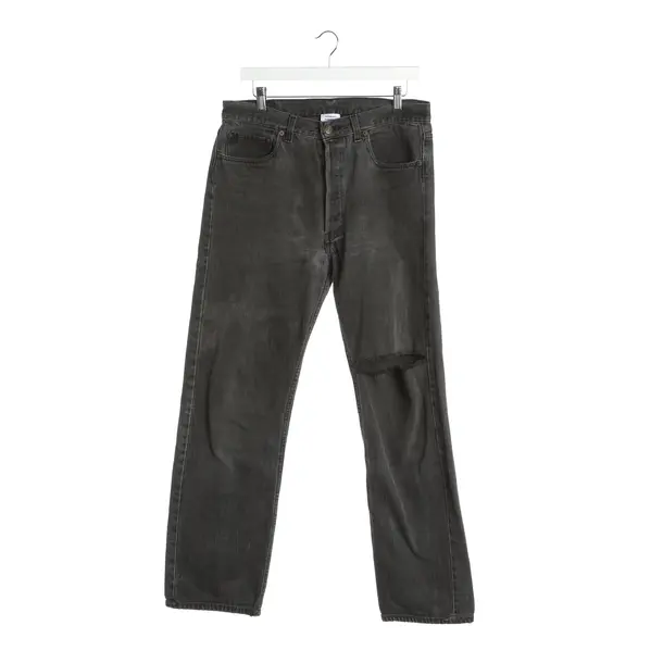 Jeans Straight Fit in Grau, Baumwolle, Vetements