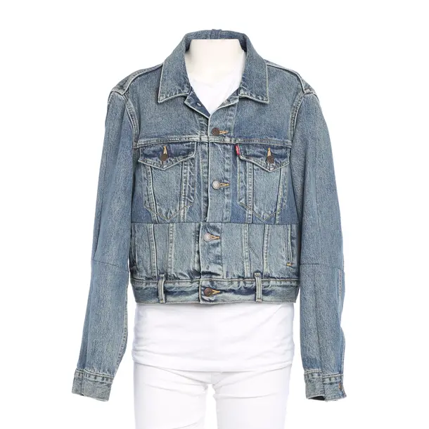 Jeansjacke in Blau, Baumwolle, Vetements