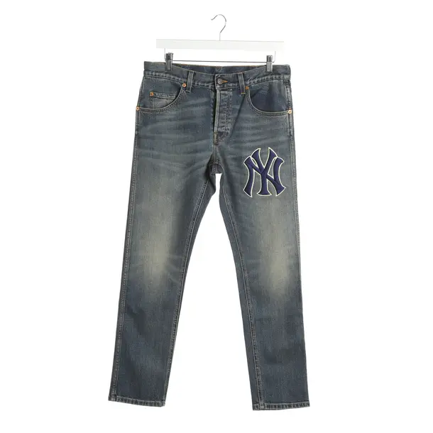 Jeans Slim Fit in Blau, Baumwolle, Gucci