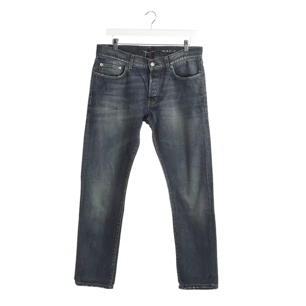 Jeans Straight Fit in Blau, Baumwolle, Saint Laurent