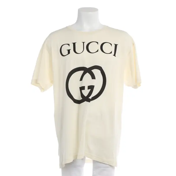 T-Shirt in Weiß, Baumwolle, Gucci