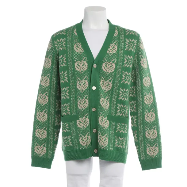 Strickjacke in Grün, Wolle, Gucci