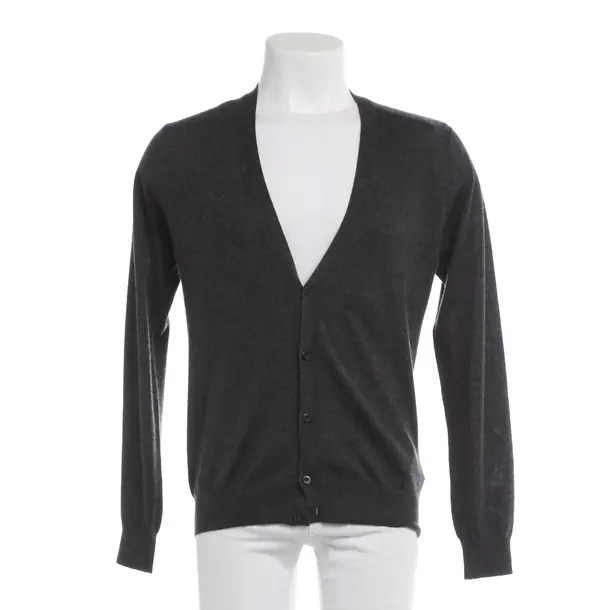 Strickjacke in Grau, Kaschmir, Prada