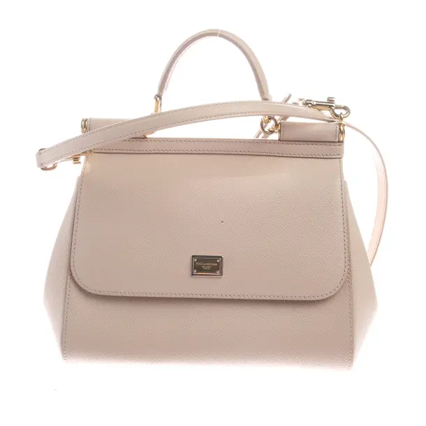 Handtasche in Weiß, Leder, Dolce & Gabbana