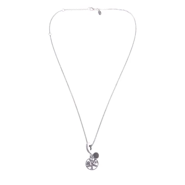 Halskette in Metallic, 925er Sterling Silber, Pandora