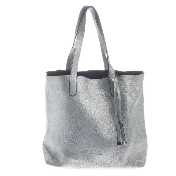 Shopper in Grau, Leder, Coccinelle