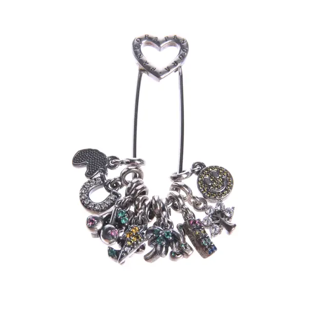 Brooch in Metallic, 925 Sterling Silver, Pandora