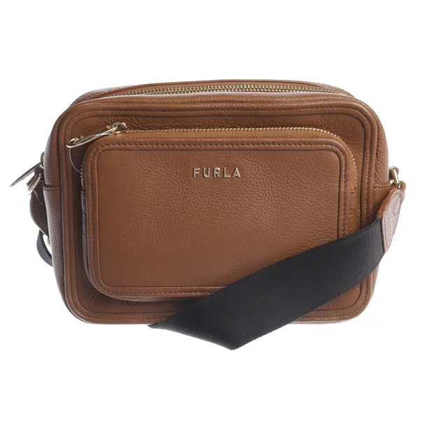 Schultertasche in Braun, Leder, Furla