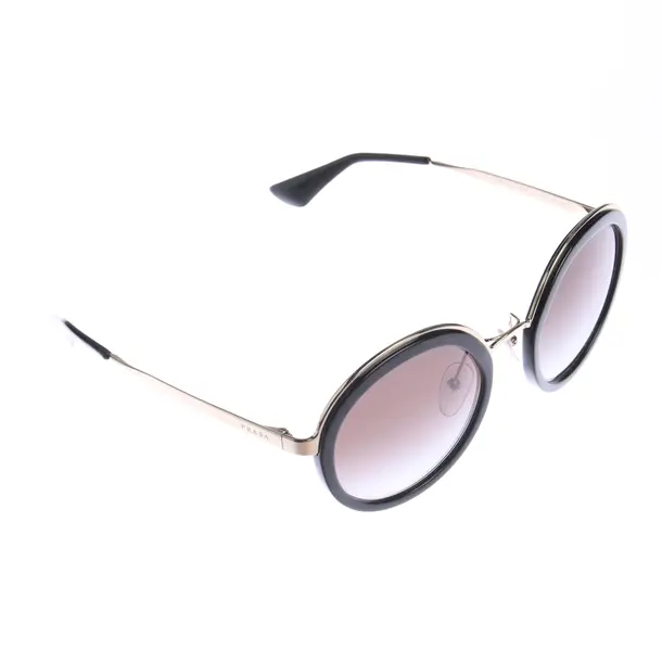 Sonnenbrille in Schwarz, Kunststoff / Metall, Prada