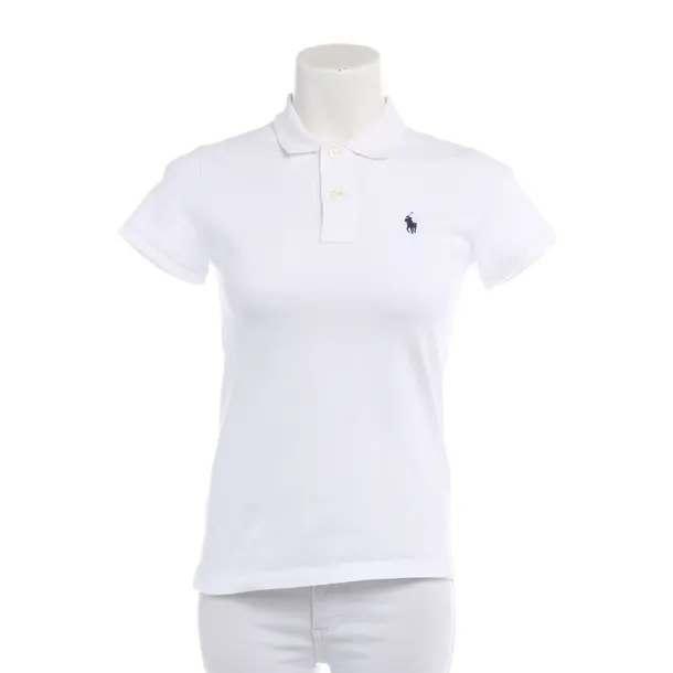 Poloshirt in Weiß, Baumwolle, Polo Ralph Lauren