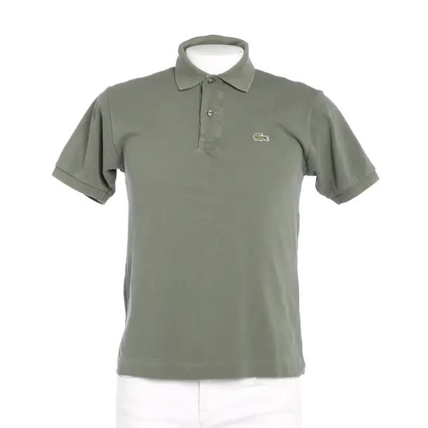 Poloshirt, in Olivgrün, Baumwolle, Lacoste