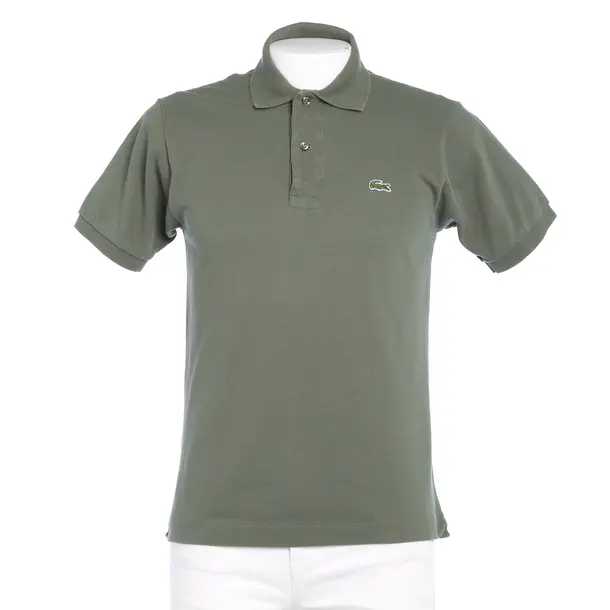 Poloshirt, in Olivgrün, Baumwolle, Lacoste