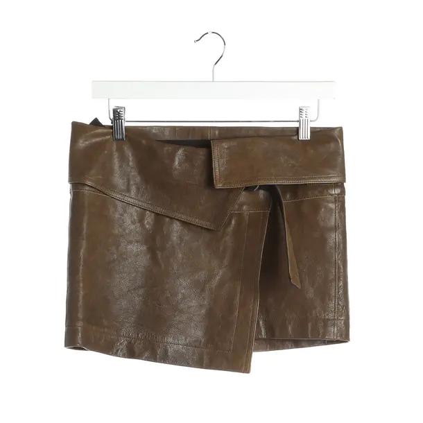 Rock in Braun, Leder, Isabel Marant
