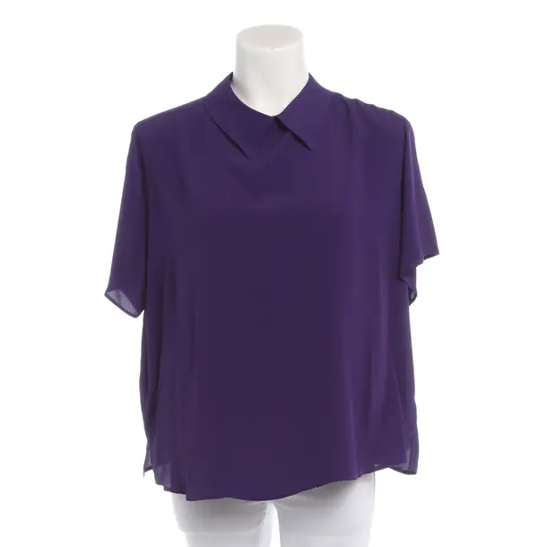 Shirt in Lila, Acetat, Riani
