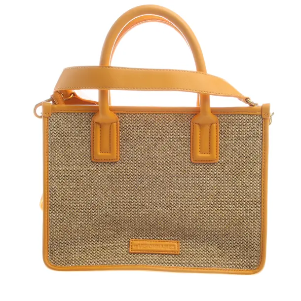 Handbag in Orange, Other Material, Les Visionnaires