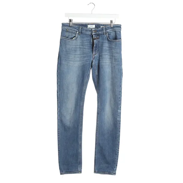 Jeans Straight Fit in Blau, Baumwolle, Closed