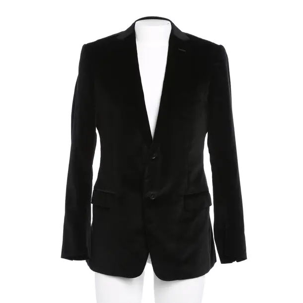 Sakko in Schwarz, Baumwolle, Zegna