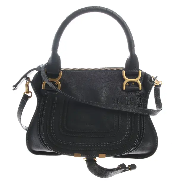 Schultertasche in Schwarz, Leder, Chloé