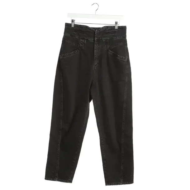 Jeans Straight Fit in Schwarz, Baumwolle, Isabel Marant