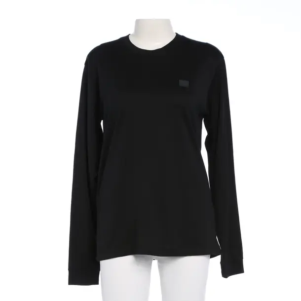 Long Sleeve Shirt in Black, Cotton, Acne Studios