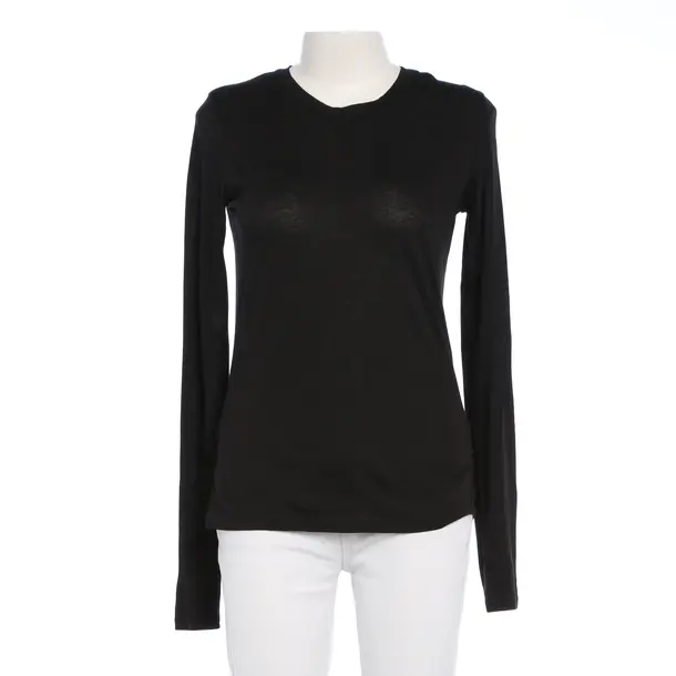 Longsleeve in Schwarz, Baumwolle, Vince