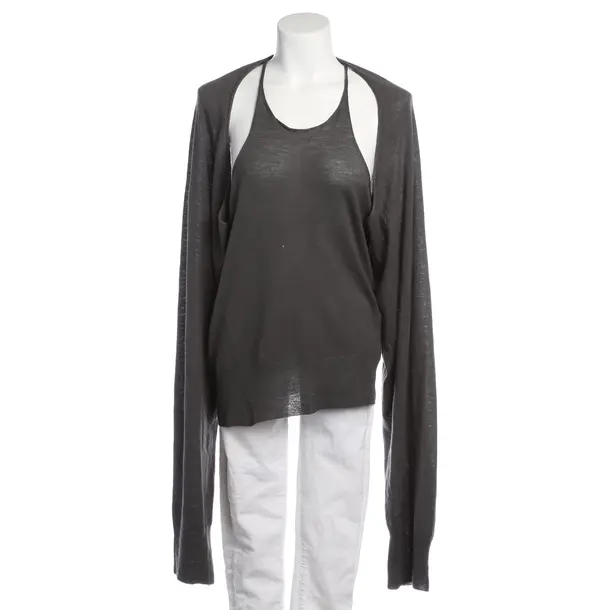 Wool Jumper in Gray, Wool, Haider Ackermann