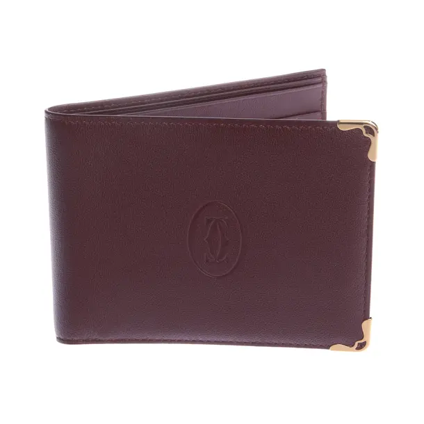 Card Holder in Red, Leather, Cartier