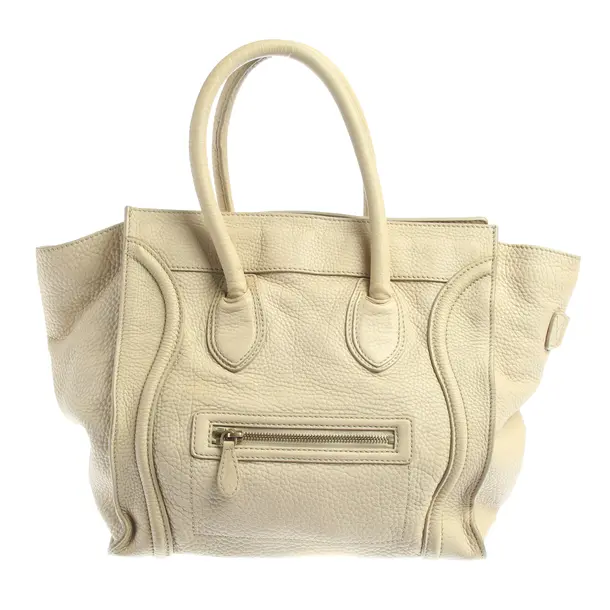 Handtasche in Weiß, Leder, Céline