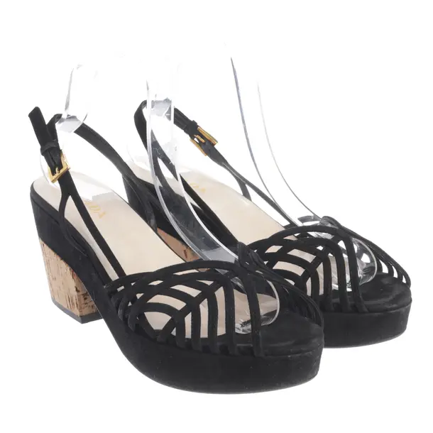 Sandaletten in Schwarz, , Prada