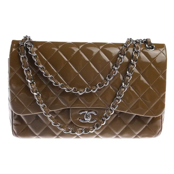 Schultertasche in Braun, Leder, Chanel