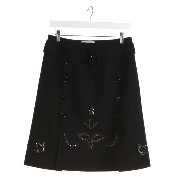 Rock in Schwarz, Wolle, Prada