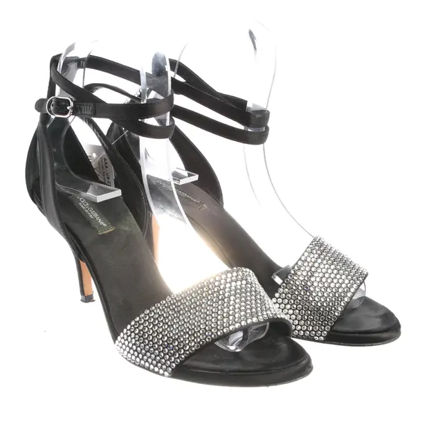 Heeled Sandals in Black, , Dolce & Gabbana