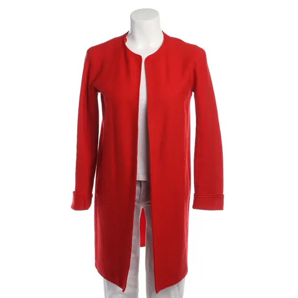 Mid-Season Coat in Red, Wool, Marc Cain