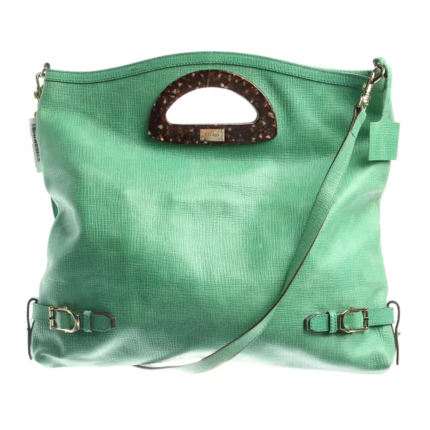 Shopper Bag in Green, Leather, Escada