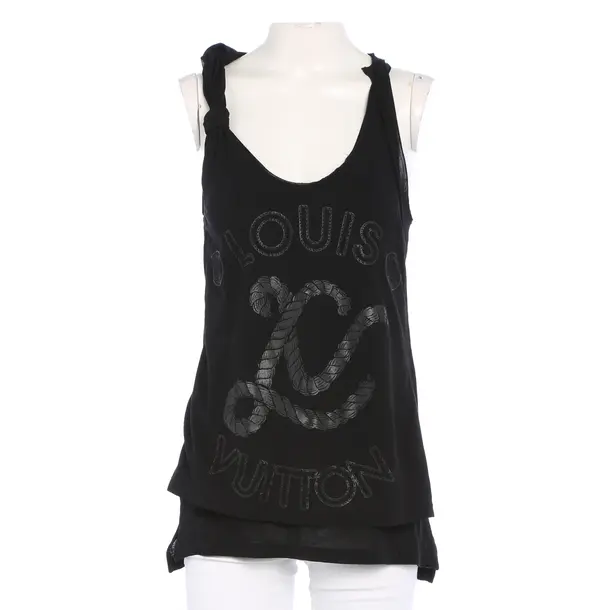 Top in Schwarz, Baumwolle, Louis Vuitton