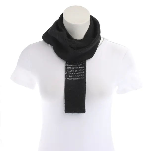 Schal in Grau, Kaschmir, Louis Vuitton
