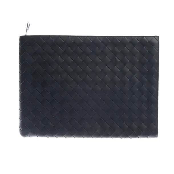 Laptoptasche in Blau, Leder, Bottega Veneta