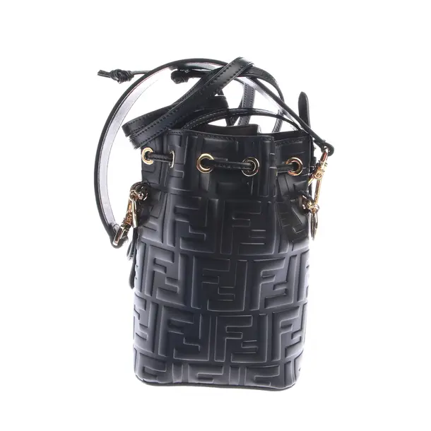 Borsa a secchiello, in Nero, Pelle, Fendi