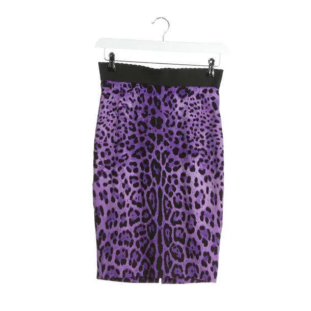Skirt in Purple, Silk, Dolce & Gabbana