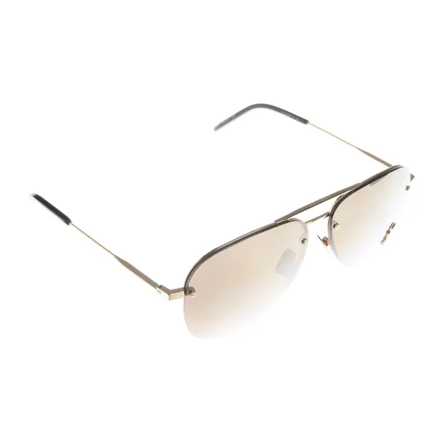 Sonnenbrille in Metallic, Kunststoff / Metall, Saint Laurent