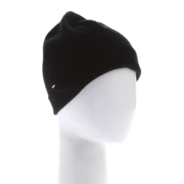Beanie in Black, Cashmere, Friendly Hunting